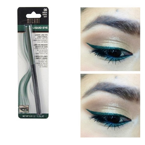 green liquid eyeliner